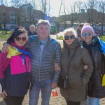A ceremony marking the 2nd anniversary of Russia’s invasion of Ukraine was held at Arthur’s Quay Park Limerick. Picture: Richard Lynch/ilovelimerick