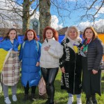 A ceremony marking the 2nd anniversary of Russia’s invasion of Ukraine was held at Arthur’s Quay Park Limerick. Picture: Richard Lynch/ilovelimerick