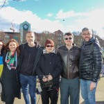 A ceremony marking the 2nd anniversary of Russia’s invasion of Ukraine was held at Arthur’s Quay Park Limerick. Picture: Richard Lynch/ilovelimerick