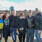 A ceremony marking the 2nd anniversary of Russia’s invasion of Ukraine was held at Arthur’s Quay Park Limerick. Picture: Richard Lynch/ilovelimerick
