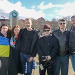 A ceremony marking the 2nd anniversary of Russia’s invasion of Ukraine was held at Arthur’s Quay Park Limerick. Picture: Richard Lynch/ilovelimerick