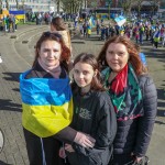 A ceremony marking the 2nd anniversary of Russia’s invasion of Ukraine was held at Arthur’s Quay Park Limerick. Picture: Richard Lynch/ilovelimerick