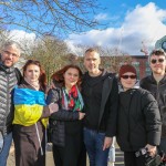 A ceremony marking the 2nd anniversary of Russia’s invasion of Ukraine was held at Arthur’s Quay Park Limerick. Picture: Richard Lynch/ilovelimerick