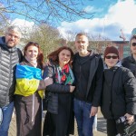A ceremony marking the 2nd anniversary of Russia’s invasion of Ukraine was held at Arthur’s Quay Park Limerick. Picture: Richard Lynch/ilovelimerick