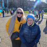 A ceremony marking the 2nd anniversary of Russia’s invasion of Ukraine was held at Arthur’s Quay Park Limerick. Picture: Richard Lynch/ilovelimerick