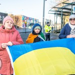 A peaceful Ukraine event was held on Sat, Jan 6, 2024 at Arthur’s Quay to acknowledge the massive attacks Russia did in Ukraine the past two weeks. Picture: Olena Oleksienko/ilovelimerick