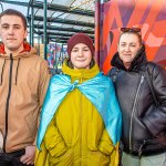 A peaceful Ukraine event was held on Sat, Jan 6, 2024 at Arthur’s Quay to acknowledge the massive attacks Russia did in Ukraine the past two weeks. Picture: Olena Oleksienko/ilovelimerick