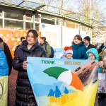 A peaceful Ukraine event was held on Sat, Jan 6, 2024 at Arthur’s Quay to acknowledge the massive attacks Russia did in Ukraine the past two weeks. Picture: Olena Oleksienko/ilovelimerick
