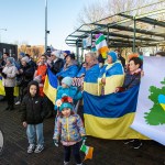 A peaceful Ukraine event was held on Sat, Jan 6, 2024 at Arthur’s Quay to acknowledge the massive attacks Russia did in Ukraine the past two weeks. Picture: Olena Oleksienko/ilovelimerick
