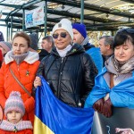 A peaceful Ukraine event was held on Sat, Jan 6, 2024 at Arthur’s Quay to acknowledge the massive attacks Russia did in Ukraine the past two weeks. Picture: Olena Oleksienko/ilovelimerick