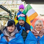 A peaceful Ukraine event was held on Sat, Jan 6, 2024 at Arthur’s Quay to acknowledge the massive attacks Russia did in Ukraine the past two weeks. Picture: Olena Oleksienko/ilovelimerick