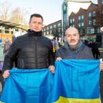 A peaceful Ukraine event was held on Sat, Jan 6, 2024 at Arthur’s Quay to acknowledge the massive attacks Russia did in Ukraine the past two weeks. Picture: Olena Oleksienko/ilovelimerick