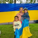 Ukraine Independence Day 2023 at Arthurs Quay, Limerick on Saturday, August 26. Picture: Kateryna  Vyshemirska/Olena Oleksienko/ilovelimerick