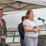 Ukraine Independence Day 2023 at Arthurs Quay, Limerick on Saturday, August 26. Picture: Kateryna  Vyshemirska/Olena Oleksienko/ilovelimerick