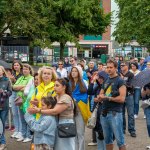 Ukraine Independence Day 2023 at Arthurs Quay, Limerick on Saturday, August 26. Picture: Kateryna  Vyshemirska/Olena Oleksienko/ilovelimerick