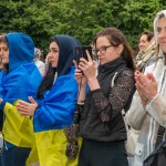 Ukraine Independence Day 2023 at Arthurs Quay, Limerick on Saturday, August 26. Picture: Kateryna  Vyshemirska/Olena Oleksienko/ilovelimerick