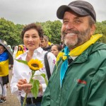 Ukraine Independence Day 2023 at Arthurs Quay, Limerick on Saturday, August 26. Picture: Kateryna  Vyshemirska/Olena Oleksienko/ilovelimerick