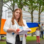 Ukraine Independence Day 2023 at Arthurs Quay, Limerick on Saturday, August 26. Picture: Kateryna  Vyshemirska/Olena Oleksienko/ilovelimerick