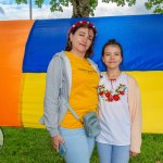 Ukraine Independence Day 2023 at Arthurs Quay, Limerick on Saturday, August 26. Picture: Kateryna  Vyshemirska/Olena Oleksienko/ilovelimerick