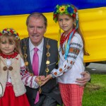 Ukraine Independence Day 2023 at Arthurs Quay, Limerick on Saturday, August 26. Picture: Kateryna  Vyshemirska/Olena Oleksienko/ilovelimerick