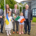 A ceremonial flag raising event to mark Ukrainian Independence Day took place at Limerick Council, offices Merchants Quay on Thursday, August, 24,  2023. Picture: 
Olena Oleksienko/ilovelimerick