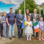 A ceremonial flag raising event to mark Ukrainian Independence Day took place at Limerick Council, offices Merchants Quay on Thursday, August, 24,  2023. Picture: 
Olena Oleksienko/ilovelimerick