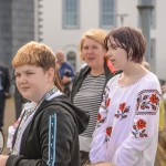 A ceremonial flag raising event to mark Ukrainian Independence Day took place at Limerick Council, offices Merchants Quay on Thursday, August, 24,  2023. Picture: 
Olena Oleksienko/ilovelimerick