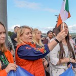 A ceremonial flag raising event to mark Ukrainian Independence Day took place at Limerick Council, offices Merchants Quay on Thursday, August, 24,  2023. Picture: 
Olena Oleksienko/ilovelimerick