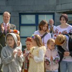 A ceremonial flag raising event to mark Ukrainian Independence Day took place at Limerick Council, offices Merchants Quay on Thursday, August, 24,  2023. Picture: 
Olena Oleksienko/ilovelimerick