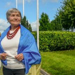 A ceremonial flag raising event to mark Ukrainian Independence Day took place at Limerick Council, offices Merchants Quay on Thursday, August, 24,  2023. Picture: 
Olena Oleksienko/ilovelimerick