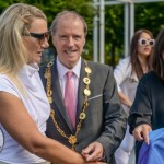 A ceremonial flag raising event to mark Ukrainian Independence Day took place at Limerick Council, offices Merchants Quay on Thursday, August, 24,  2023. Picture: 
Olena Oleksienko/ilovelimerick