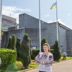 A ceremonial flag raising event to mark Ukrainian Independence Day took place at Limerick Council, offices Merchants Quay on Thursday, August, 24,  2023. Picture: 
Olena Oleksienko/ilovelimerick