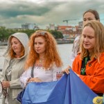 A ceremonial flag raising event to mark Ukrainian Independence Day took place at Limerick Council, offices Merchants Quay on Thursday, August, 24,  2023. Picture: 
Olena Oleksienko/ilovelimerick