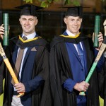 REPRO FREE
250826
A family affair at UL as Galway hurling brothers graduate
Brothers Cianan and Darach Fahy have shared many milestones on the hurling field, and today they celebrate another one together as they graduate from University of Limerick. The Galway senior hurlers both completed the Professional Master of Education at UL, balancing their studies with the demands of inter-county hurling. They joined more than 3,000 students graduating this week as part of UL's autumn conferring ceremonies. Pic Arthur Ellis