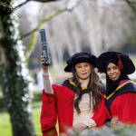 REPRO FREE
A total of 2,038 students, including 78 PhDs, will graduate from University of
Limerick this week as part of the Winter Conferring Ceremonies.
Students from the faculties of Arts, Humanities and Social Sciences, Kemmy
Business School, Science and Engineering, and Education and Health Sciences,
along with a cohort of more than 50 Garda College graduates will be conferred
across three days.
Pictured are PhD Graduates Tram Nguyen, Vietnam, Marketing and Management and Wijdam Nahari, Saudi Arabia, Employment Studies. Pic Arthur Ellis