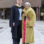 REPRO FREE
A total of 2,038 students, including 78 PhDs, will graduate from University of
Limerick this week as part of the Winter Conferring Ceremonies.
Students from the faculties of Arts, Humanities and Social Sciences, Kemmy
Business School, Science and Engineering, and Education and Health Sciences,
along with a cohort of more than 50 Garda College graduates will be conferred
across three days.
Pictured Denis Hogan, Adare Co Limerick, with his wife Siofra, Projevct Management Graduate. Pic Arthur Ellis