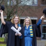 REPRO FREE
A total of 2,038 students, including 78 PhDs, will graduate from University of
Limerick this week as part of the Winter Conferring Ceremonies.
Students from the faculties of Arts, Humanities and Social Sciences, Kemmy
Business School, Science and Engineering, and Education and Health Sciences,
along with a cohort of more than 50 Garda College graduates will be conferred
across three days.
Pictured are Teaching , Learning and Schoiarship graduates Anita Esmonde and Claire Tierney, Garda College Templemore. Pic Arthur Ellis