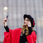 REPRO FREE
A total of 2,038 students, including 78 PhDs, will graduate from University of
Limerick this week as part of the Winter Conferring Ceremonies.
Students from the faculties of Arts, Humanities and Social Sciences, Kemmy
Business School, Science and Engineering, and Education and Health Sciences,
along with a cohort of more than 50 Garda College graduates will be conferred
across three days.
Pictured is Kahina Guendez from Algeria,  PhD in Modern Language and Applied Linguistics. Pic Arthur Ellis