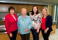 19/07/2015     REPRO FREE
The 36th World Medical and Health Games was officially opened by Minister Jan O’Sullivan at the University of Limerick on Sunday 19th July. The Games welcome over 1,000 athletes from more than 20 countries to compete across 25 different sports from golf and cycling to chess, fencing triathlon and football. This annual event brings medics from a range of medical professions, consultants, GP’s, nurses, paramedics who compete in a spirit of friendship in their chosen sport.
Pictured are (l-r) Joan O'Grady, Phil Lovett, Ellen Fitzmaurice, and Noreen O'Shea, all from Plassey Campus Centre.
Picture credit: Diarmuid Greene/Fusionshooters