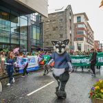 University of Limerick illustrated the cultural diversity of its student community by taking part in this year’s St Patrick’s Day Parade to showcase the “international and local community” at the University. The Equality, Diversity, and Inclusion UL Parade group met at University of Limerick’s City Campus ahead of the parade and enjoyed a day immersing themselves in local culture while sharing their own. Picture: Olena Oleksienko/ilovelimerick