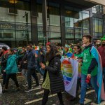 University of Limerick illustrated the cultural diversity of its student community by taking part in this year’s St Patrick’s Day Parade to showcase the “international and local community” at the University. The Equality, Diversity, and Inclusion UL Parade group met at University of Limerick’s City Campus ahead of the parade and enjoyed a day immersing themselves in local culture while sharing their own. Picture: Olena Oleksienko/ilovelimerick