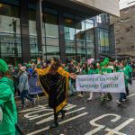 University of Limerick illustrated the cultural diversity of its student community by taking part in this year’s St Patrick’s Day Parade to showcase the “international and local community” at the University. The Equality, Diversity, and Inclusion UL Parade group met at University of Limerick’s City Campus ahead of the parade and enjoyed a day immersing themselves in local culture while sharing their own. Picture: Olena Oleksienko/ilovelimerick