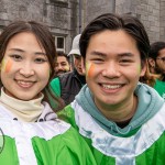 2024 University of Limerick St Patrick’s Day Parade Group - International and local students came together to immerse themselves in Ireland and Limerick culture while sharing their own backgrounds on Sunday, March 17, 2024. Picture: Olena Oleksienko/ilovelimerick