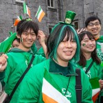 2024 University of Limerick St Patrick’s Day Parade Group - International and local students came together to immerse themselves in Ireland and Limerick culture while sharing their own backgrounds on Sunday, March 17, 2024. Picture: Olena Oleksienko/ilovelimerick