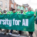 2024 University of Limerick St Patrick’s Day Parade Group - International and local students came together to immerse themselves in Ireland and Limerick culture while sharing their own backgrounds on Sunday, March 17, 2024. Picture: Olena Oleksienko/ilovelimerick