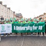 2024 University of Limerick St Patrick’s Day Parade Group - International and local students came together to immerse themselves in Ireland and Limerick culture while sharing their own backgrounds on Sunday, March 17, 2024. Picture: Olena Oleksienko/ilovelimerick