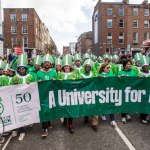 2024 University of Limerick St Patrick’s Day Parade Group - International and local students came together to immerse themselves in Ireland and Limerick culture while sharing their own backgrounds on Sunday, March 17, 2024. Picture: Olena Oleksienko/ilovelimerick