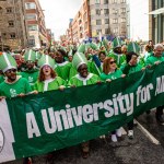 2024 University of Limerick St Patrick’s Day Parade Group - International and local students came together to immerse themselves in Ireland and Limerick culture while sharing their own backgrounds on Sunday, March 17, 2024. Picture: Olena Oleksienko/ilovelimerick