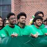 University of Limerick illustrated the cultural diversity of its student community by taking part in this year’s St Patrick’s Day Parade 2025. Picture: Cian Reinhardt