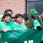 University of Limerick illustrated the cultural diversity of its student community by taking part in this year’s St Patrick’s Day Parade 2025. Picture: Cian Reinhardt